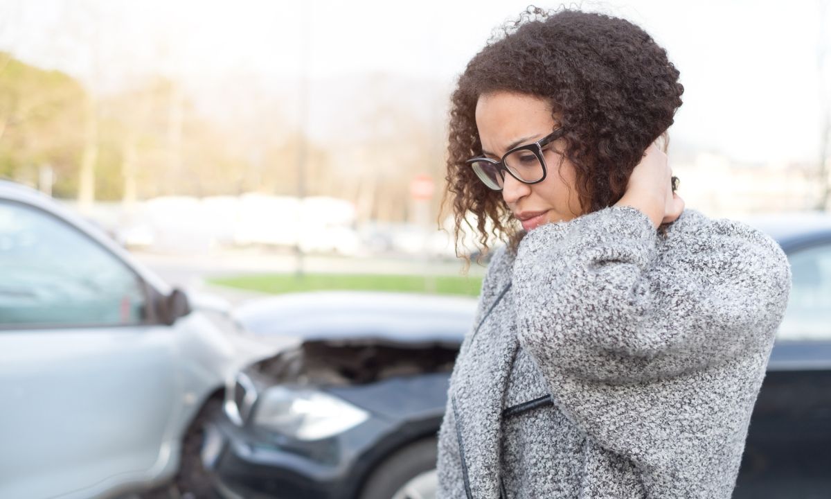 Mackins - neck pain after a front end collision