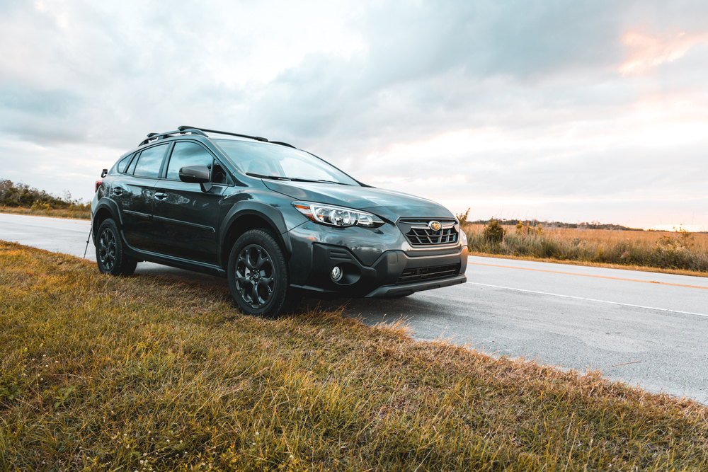 Miami,,Fl,-,Jan,4,2021:,2021,Subaru,Crosstrek,Sport subaru on the road in oregon