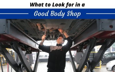 What to Look for in a Good Body Shop