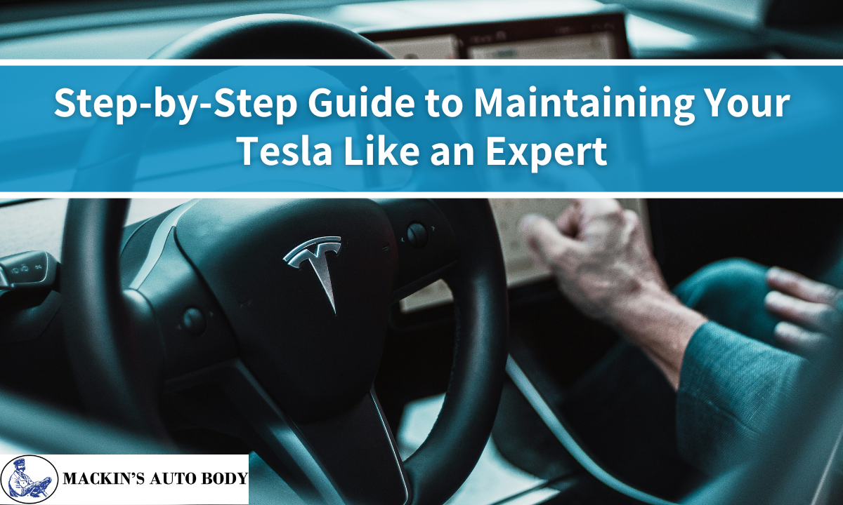 person driving a tesla