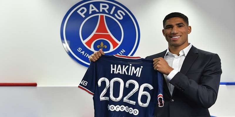 Hậu vệ cánh phải xuất sắc gọi tên Achraf Hakimi - Paris Saint-Germain